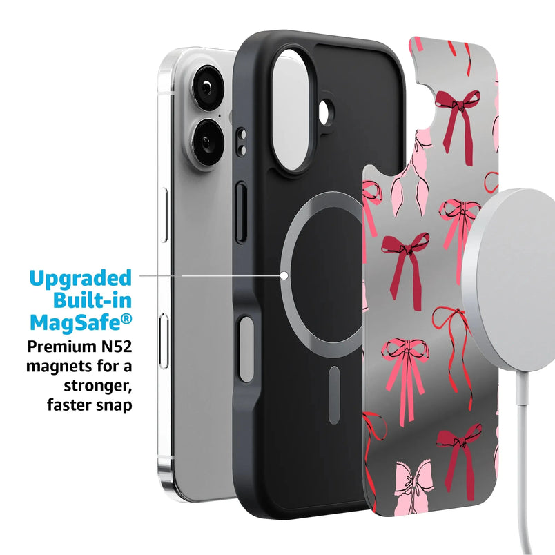 Lover Girlie | Pink Bows Case Phone Case get.casely 