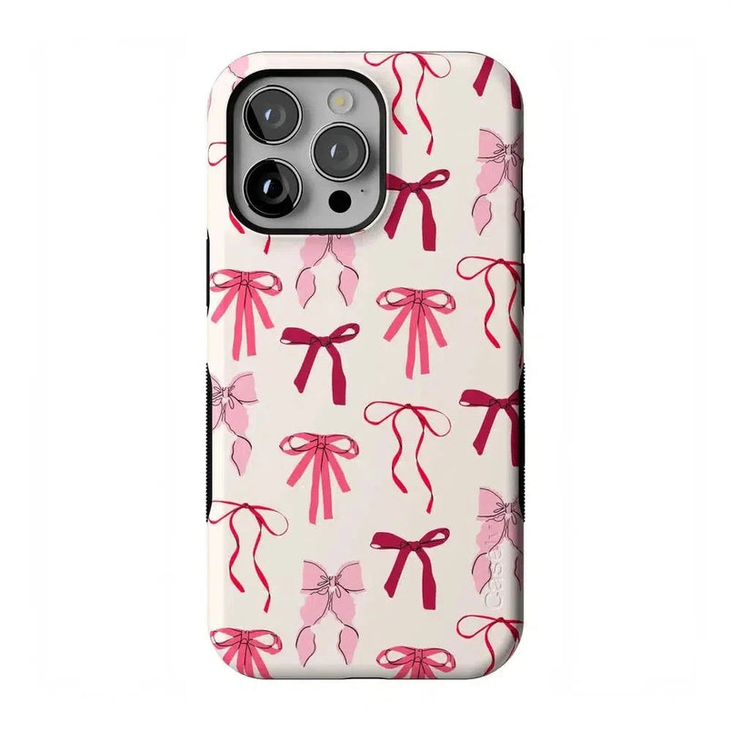 Lover Girlie | Pink Bows Case Phone Case Casetry Bold Flex + MagSafe® iPhone 14 Pro Max
