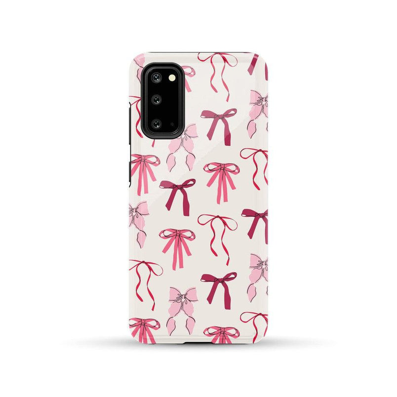 Lover Girlie | Pink Bows Case Phone Case Casetry Essential Galaxy S20