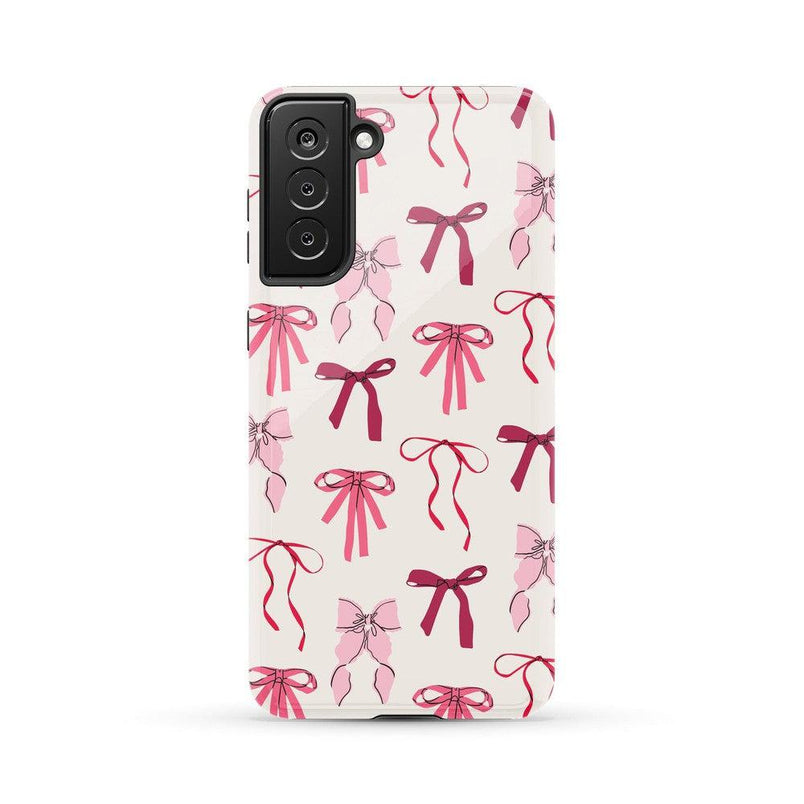 Lover Girlie | Pink Bows Case Phone Case Casetry Essential Galaxy S21 Plus
