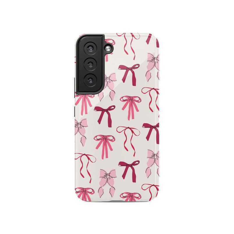 Lover Girlie | Pink Bows Case Phone Case Casetry Essential Galaxy S22