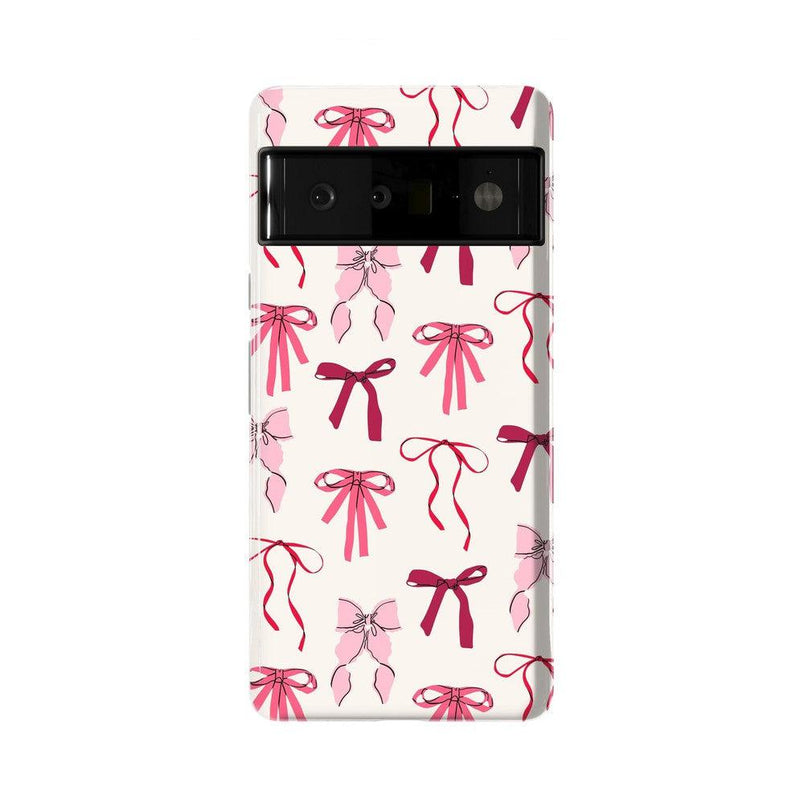 Lover Girlie | Pink Bows Case Phone Case Casetry Essential Google Pixel 6