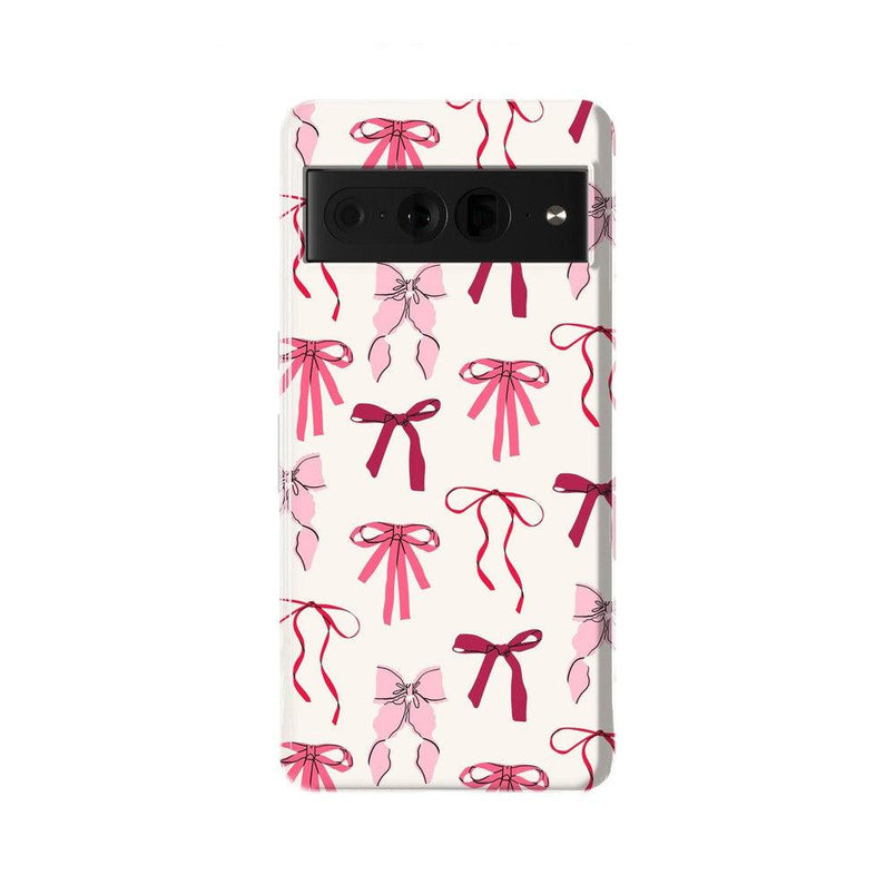 Lover Girlie | Pink Bows Case Phone Case Casetry Essential Google Pixel 7 Pro
