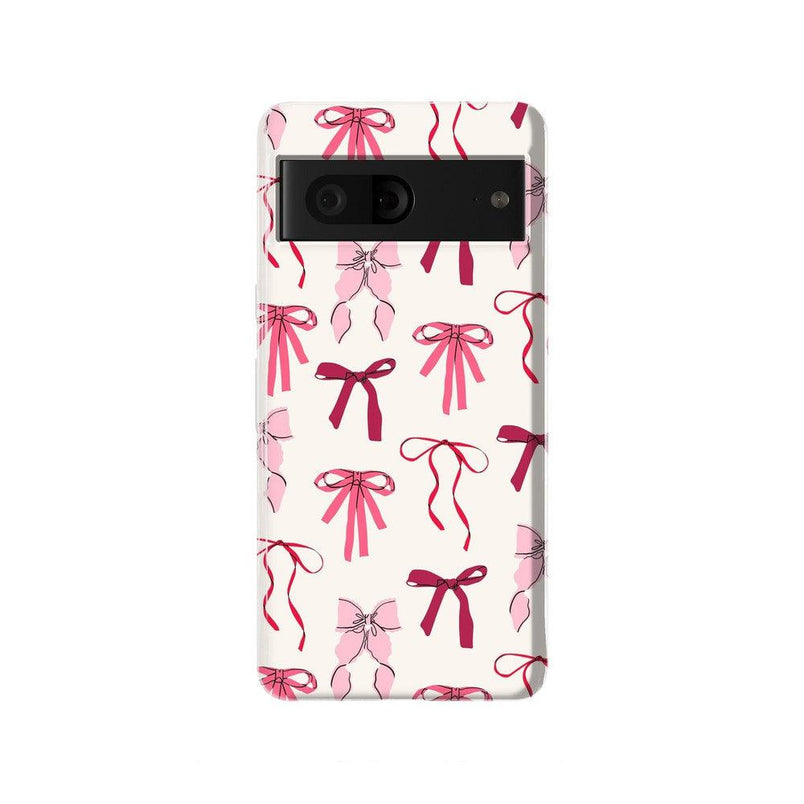 Lover Girlie | Pink Bows Case Phone Case Casetry Essential Google Pixel 7