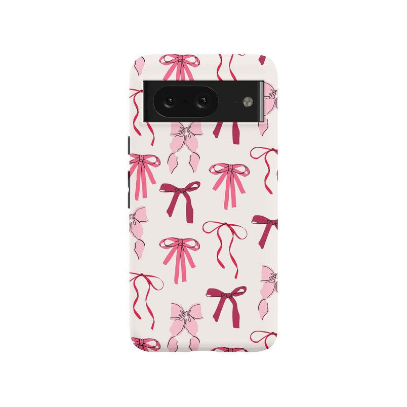Lover Girlie | Pink Bows Case Phone Case Casetry Essential Google Pixel 8