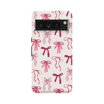 Lover Girlie | Pink Bows Case Phone Case Casetry Essential Google Pixel 9