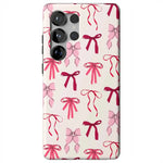 Lover Girlie | Pink Bows Case Phone Case Casetry Essential + MagSafe® Galaxy S25 Ultra