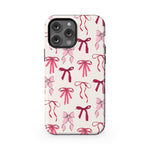 Lover Girlie | Pink Bows Case Phone Case Casetry Essential + MagSafe® iPhone 13 Pro Max