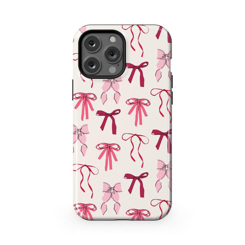 Lover Girlie | Pink Bows Case Phone Case Casetry Essential + MagSafe® iPhone 13 Pro Max
