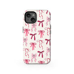 Lover Girlie | Pink Bows Case Phone Case Casetry Essential + MagSafe® iPhone 13