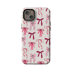 Lover Girlie | Pink Bows Case Phone Case Casetry Essential + MagSafe® iPhone 14 Plus