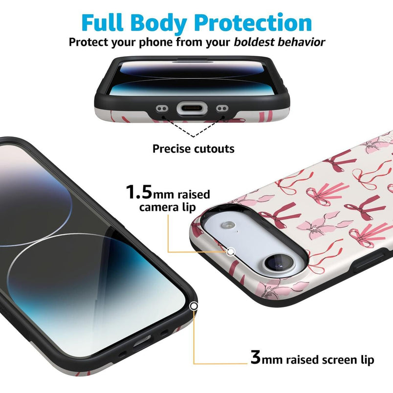 Lover Girlie | Pink Bows iPhone Case Phone Case Casetry 