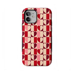 Love's a Game | Retro Hearts Case Phone Case Casetry Bold Flex + MagSafe® iPhone 12