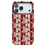 Love's a Game | Retro Hearts Case Phone Case Casetry Bold Flex + MagSafe® iPhone 17 Pro Max