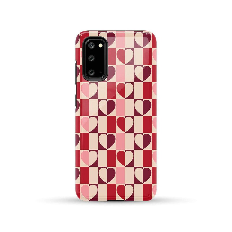 Love's a Game | Retro Hearts Case Phone Case Casetry Essential Galaxy S20