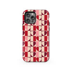 Love's a Game | Retro Hearts Case Phone Case Casetry Essential + MagSafe® iPhone 12 Pro