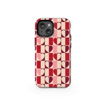 Love's a Game | Retro Hearts Case Phone Case Casetry Essential + MagSafe® iPhone 13 Mini