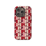 Love's a Game | Retro Hearts Case Phone Case Casetry Essential + MagSafe® iPhone 14 Pro