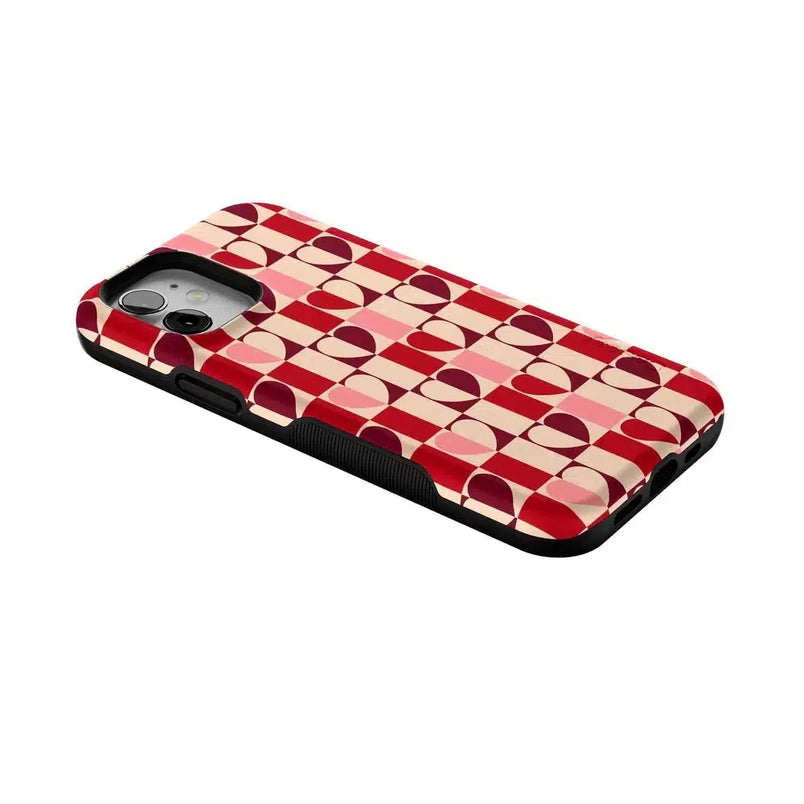 Love's a Game | Retro Hearts Case Phone Case Casetry 