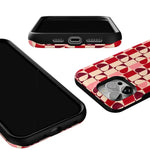 Love's a Game | Retro Hearts Case Phone Case Casetry 