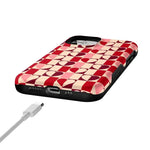 Love's a Game | Retro Hearts Case Phone Case Casetry 