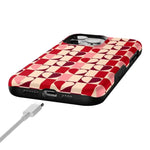 Love's a Game | Retro Hearts Case Phone Case Casetry 