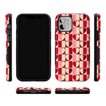 Love's a Game | Retro Hearts Case Phone Case Casetry 