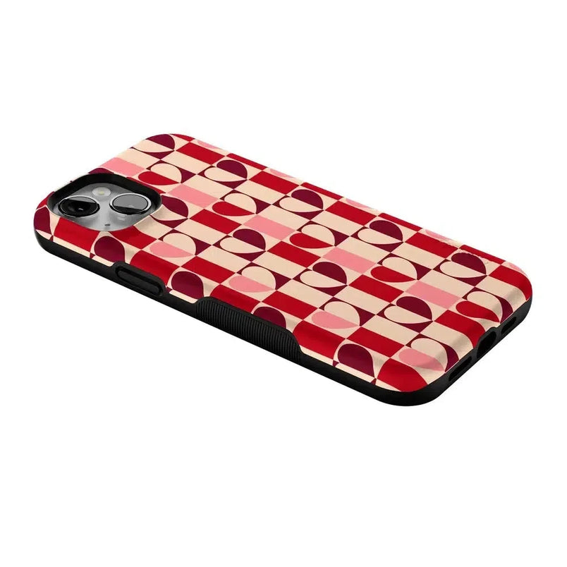 Love's a Game | Retro Hearts Case Phone Case Casetry 