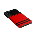 Storm Warning | Black & Red Stripes Case