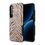 Untamed | Brown & Blue Zebra Case