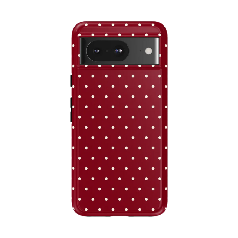 On the Dot | Maroon Polka Dot Case