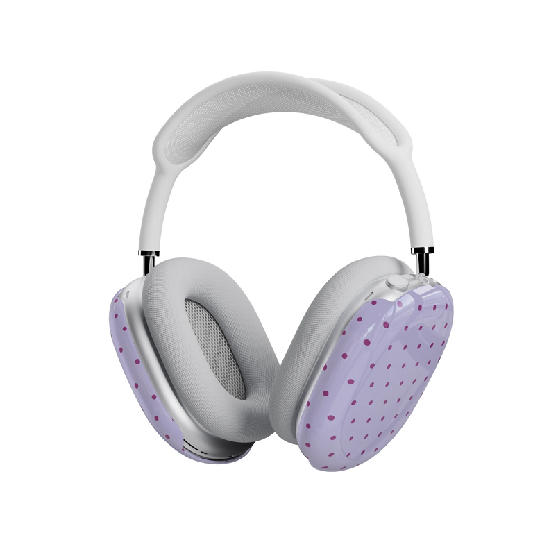 On the Dot | Purple & Plum Polka Dot AirPods Max Case