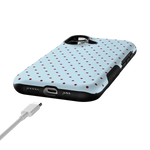On the Dot | Blue Polka Dot Case