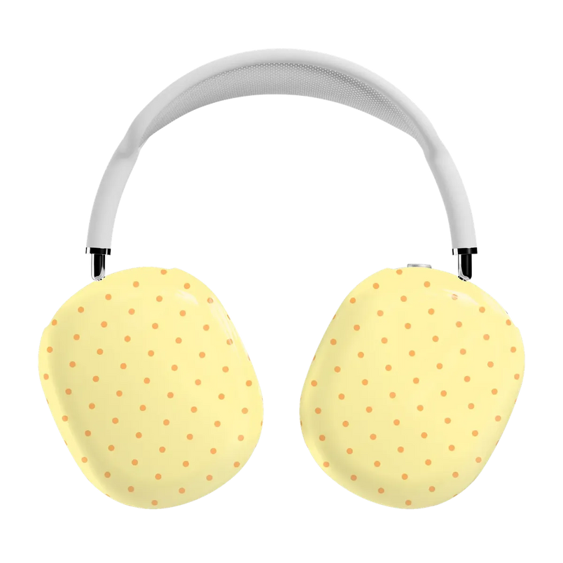 On the Dot | Yellow Polka Dot AirPods Max Case