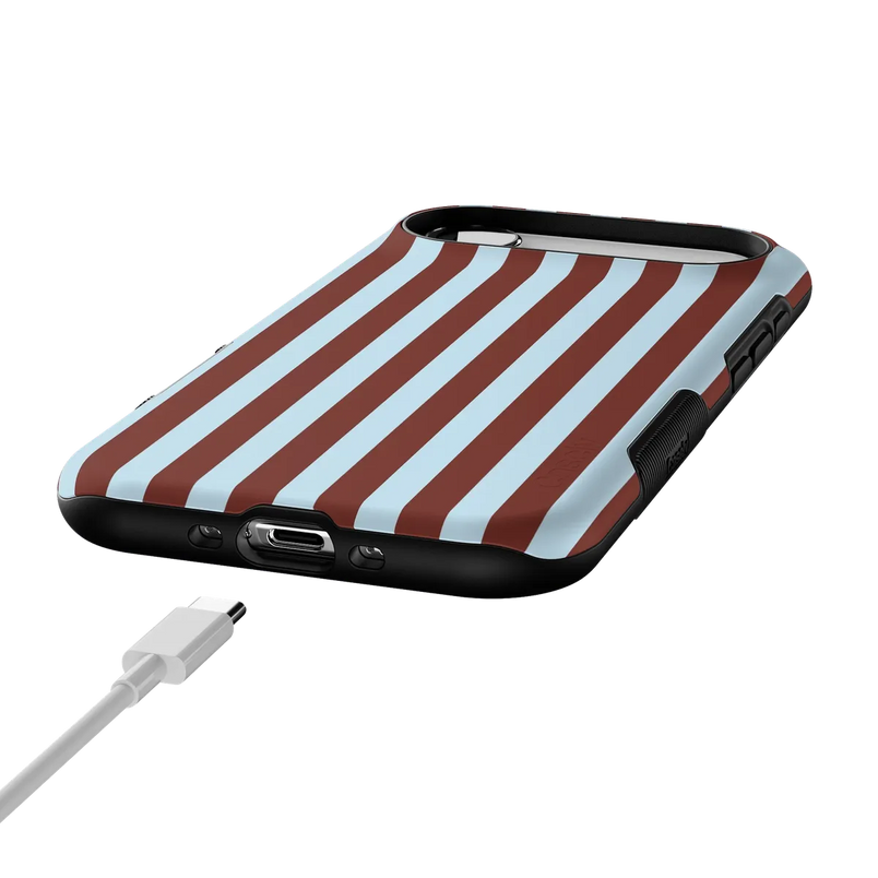 Sunday in Brooklyn | Chocolate Stripes Case