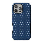 On the Dot | Navy Polka Dot Case