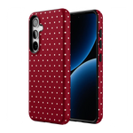 On the Dot | Maroon Polka Dot Case