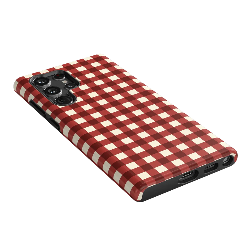 Checked Twice | Red Plaid Case