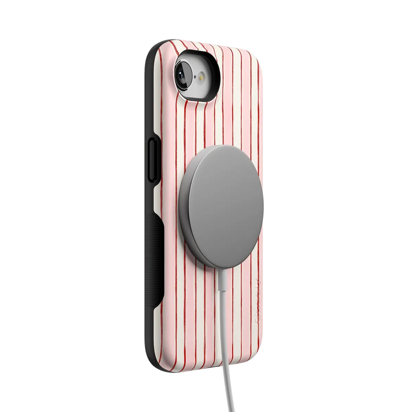 Pretty in Pastel | Blush Stripes Case