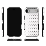 On the Dot | White Polka Dot Case