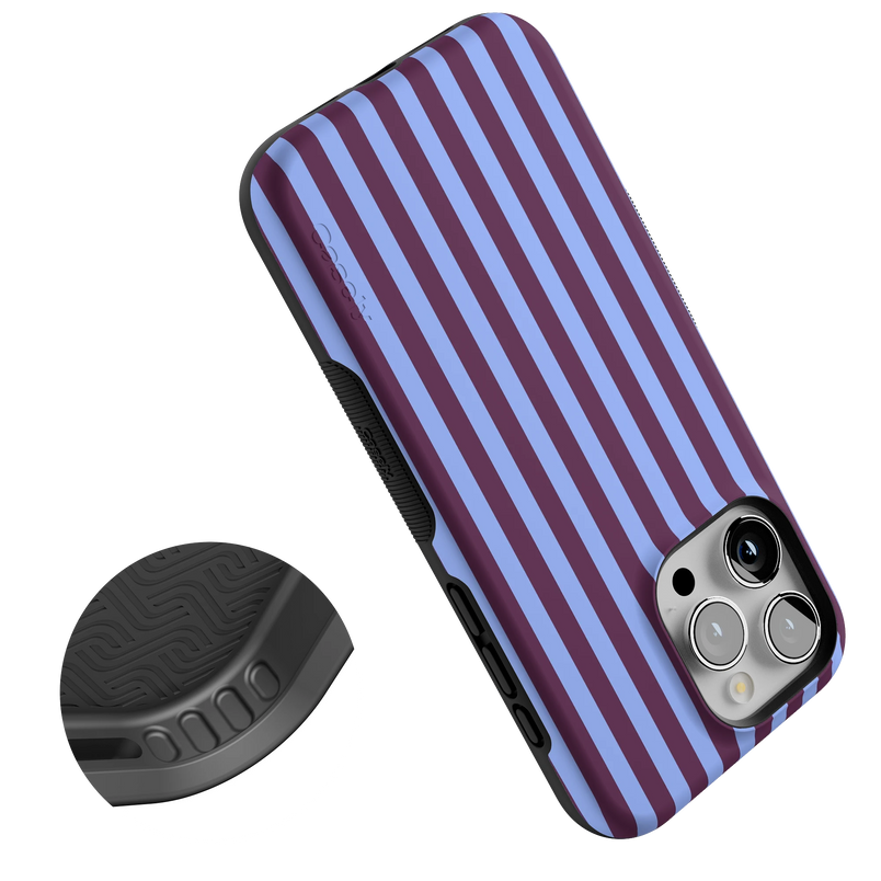 Perfect Stripes | Purple & Blue Stripes Case
