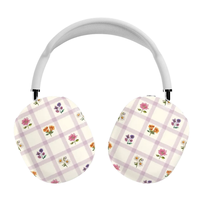Meadow Check | Floral Gingham AirPods Max Case