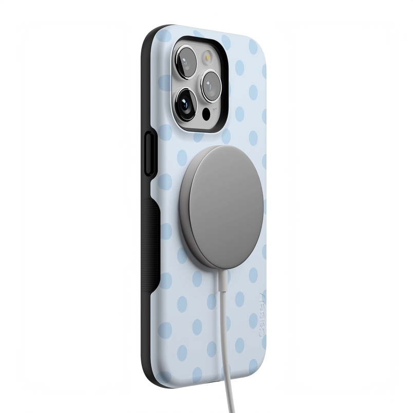 Spotted in SoHo | Light Blue Polka Dot Case