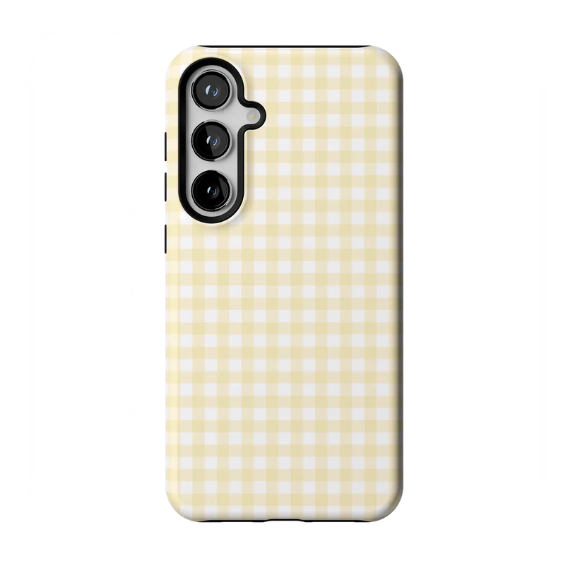 Pastel Picnic | Yellow Gingham Case