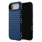 On the Dot | Navy Polka Dot Case