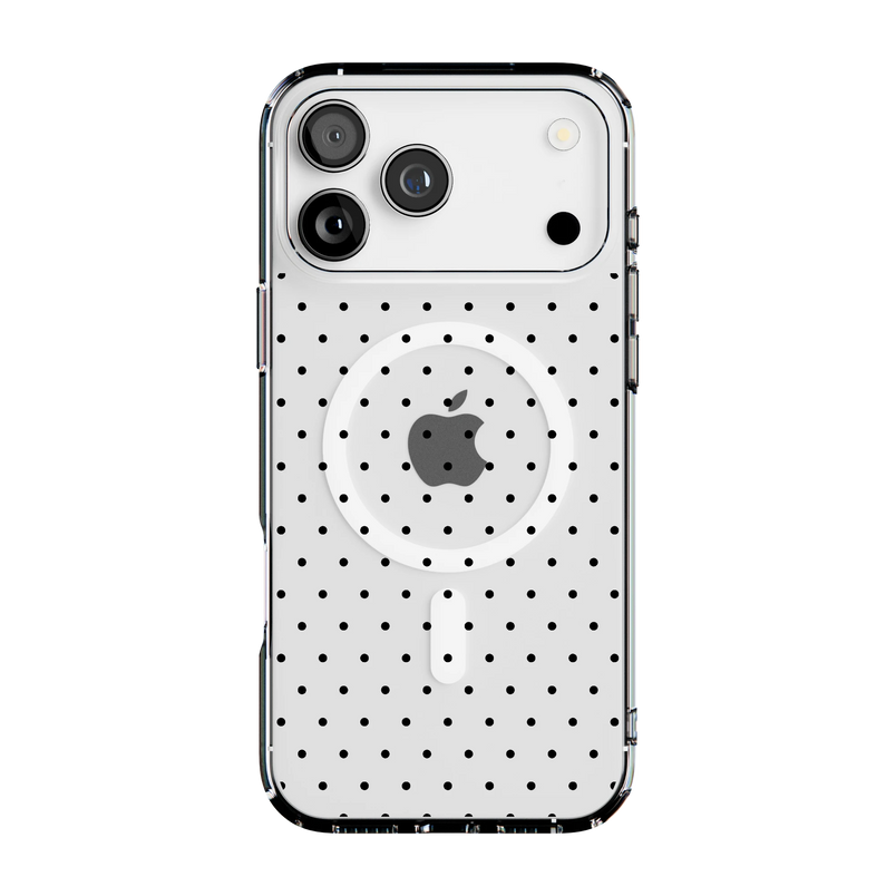 On the Dot | Black Polka Dot Case