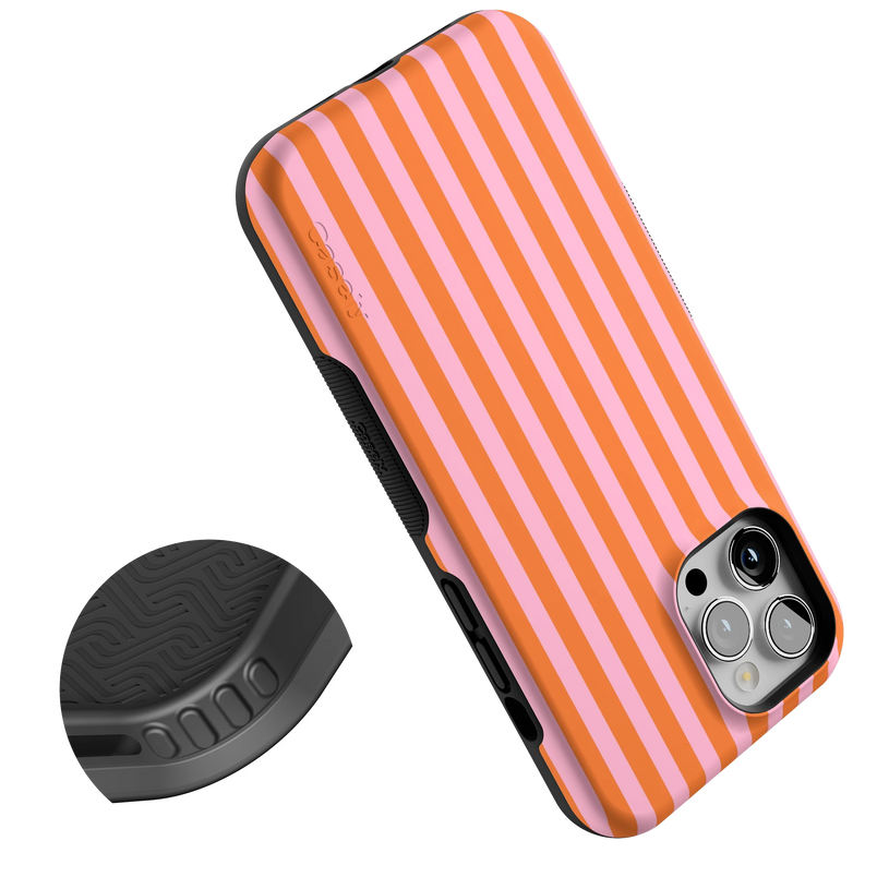 Perfect Stripes | Orange & Pink Stripes Case