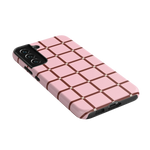 Uptown Gridlock | Pink Checkerboard Case