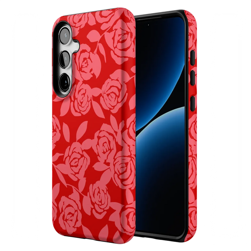 Final Rose | Red & Pink Floral Case