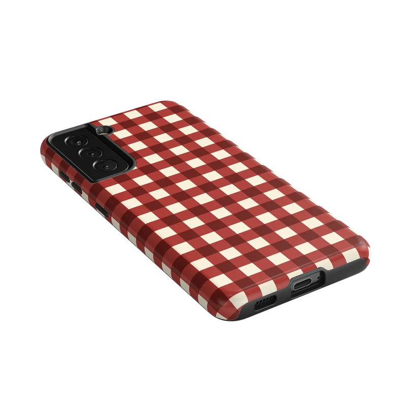 Checked Twice | Red Plaid Case